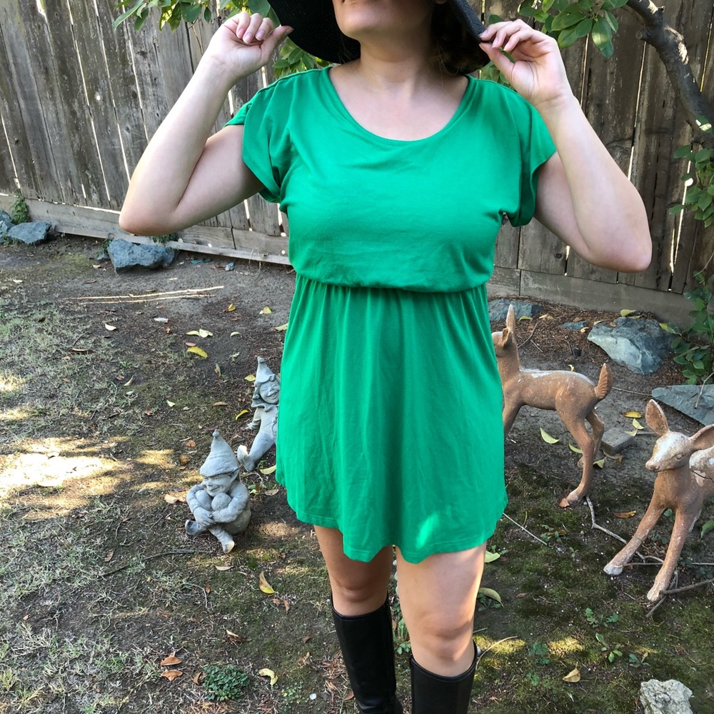 Green dress